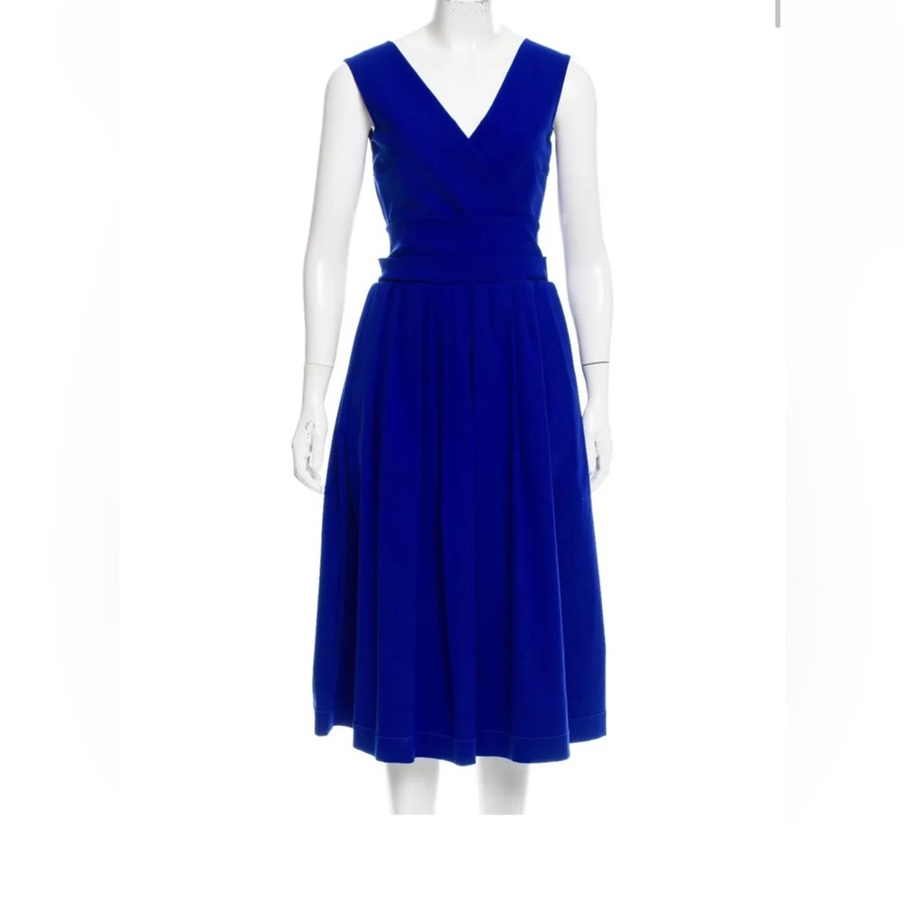 PREEN by thornton bregazzi COBALT BLUE DRESS